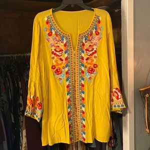 Cute embroidered top